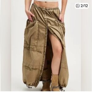 Free People Eloise Maxi Skirt, Size XL, EUC!